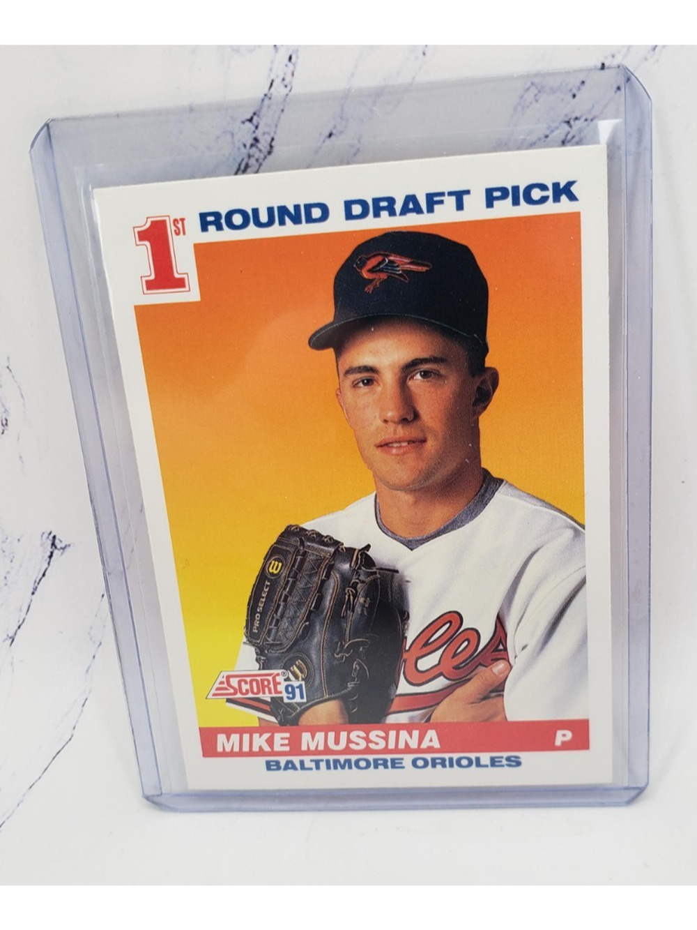 1991 Score #383 Mike Mussina Rookie Card RC Baltimore